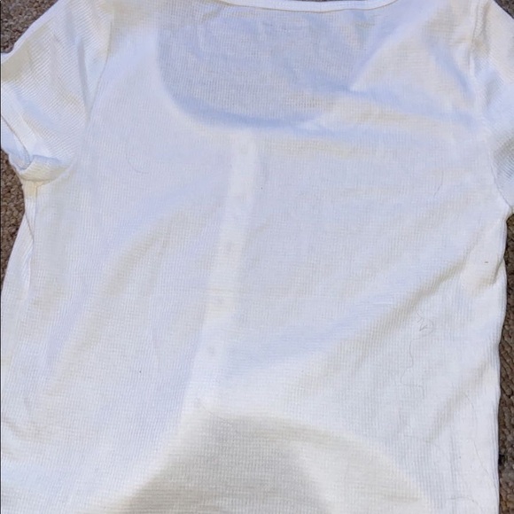 white button up tee - Picture 3 of 3